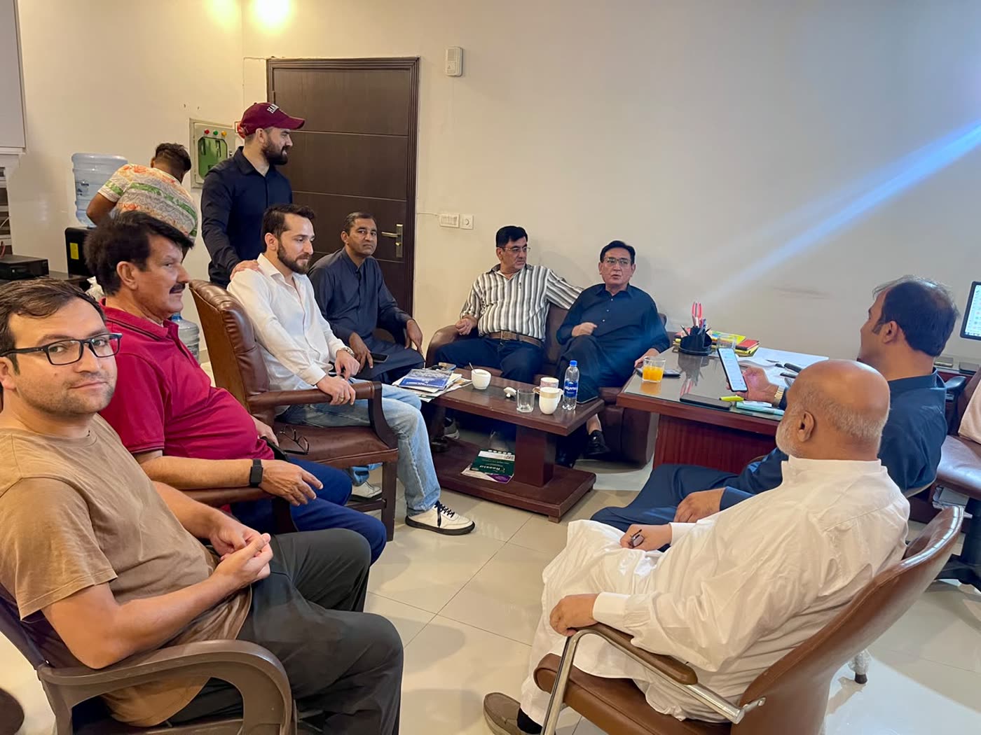 Tourism industry leaders in a meeting